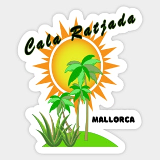 Cala Ratjada, Mallorca Spain Sticker